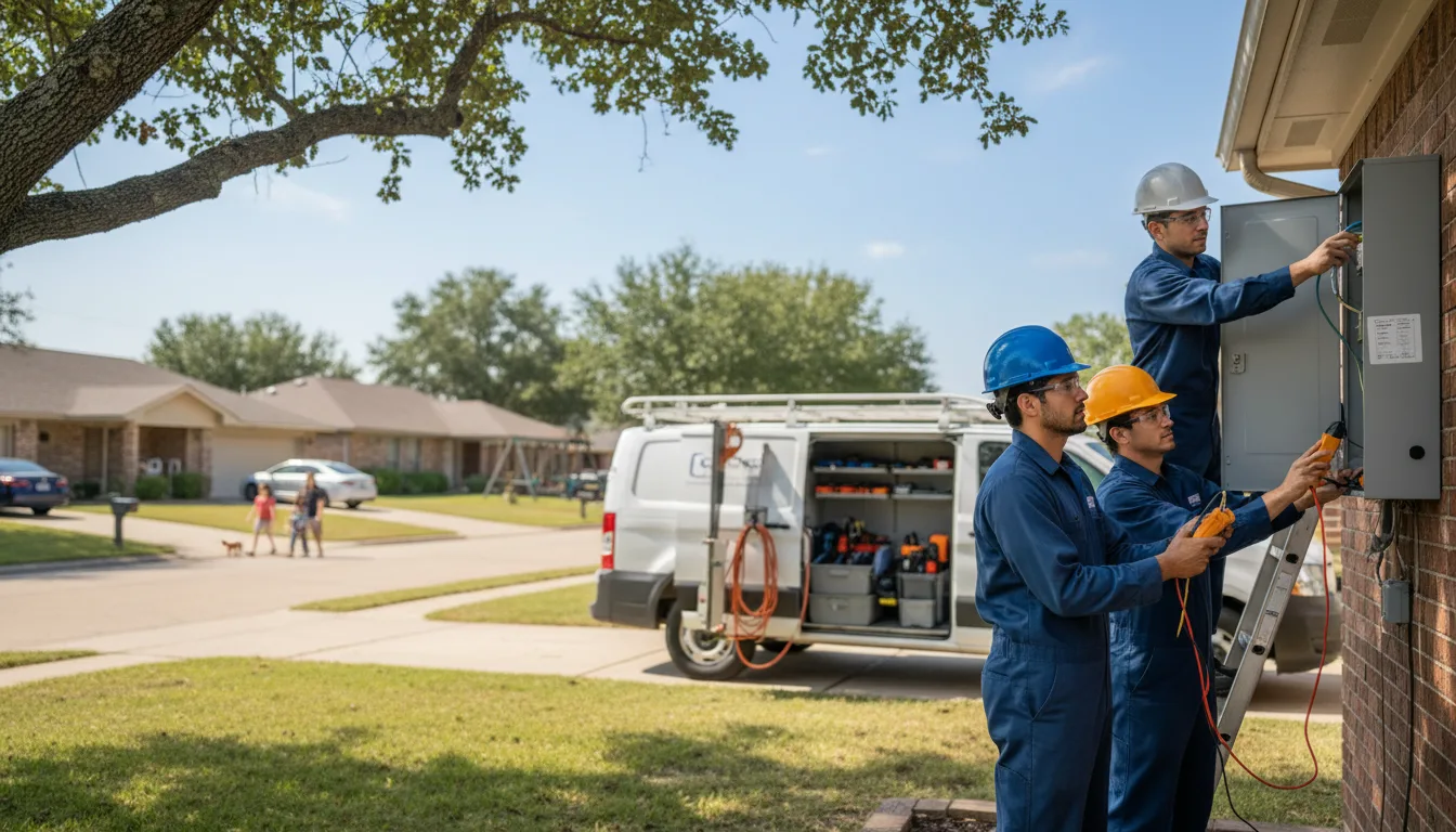 Certified electrician providing emergency electrical services in Corning, AR